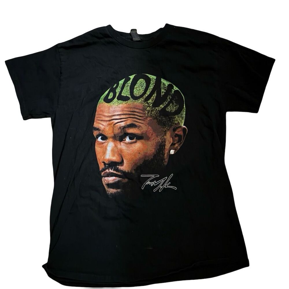 Frank Ocean "Blond" Graphic T-Shirt Unisex Black Music Streetwear M